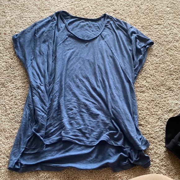 FP Movement by Free People Indigo Short Sleeve Top - Picture 2 of 4